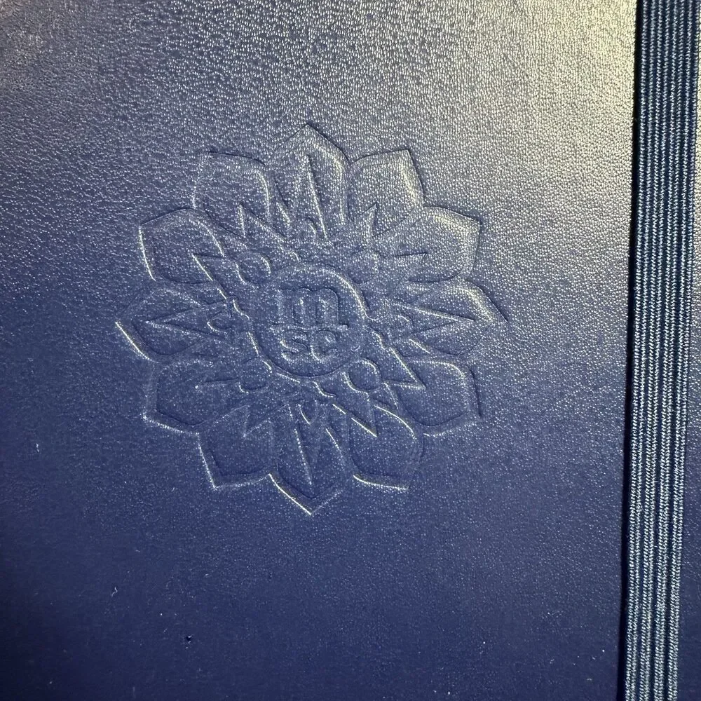 Explora II Journeys Cruise Moleskine Notebooks x2 Hard Cover Blue Embossed Lined